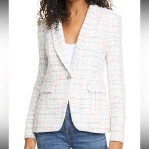 Veronica Beard White Blazer Tailored Suit Jacket